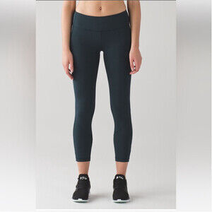 Lululemon Pace Rival Crop *22"
Nocturnal Teal workout yoga gym athletic